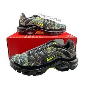 Nike Air Max Plus Men's Size 11 Sustainable Black/Brigade Blue/Hazel DM9594-001